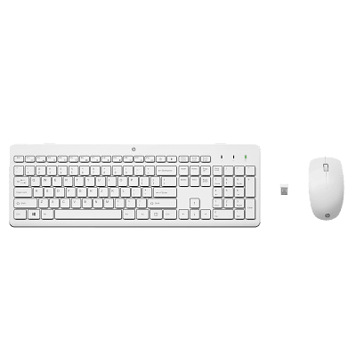 HP 230 Wireless Keyboard and Mouse White 3L1F0AA
