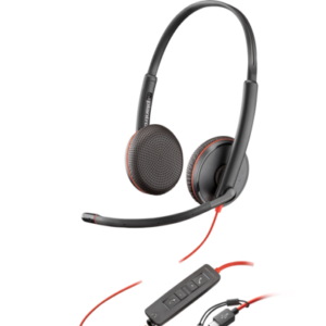 Poly Black Wire 3225 Stereo USBC Headset 8X229AA