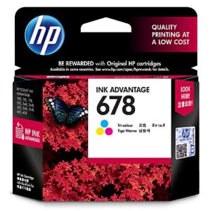 HP 678 Tri-color Original Ink Advantage Cartridge CZ108AA