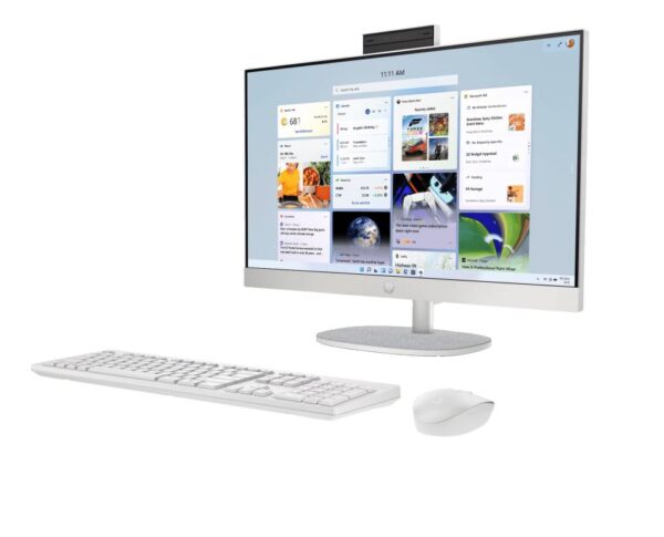 HP 27-cr1027in All-in-One Desktop PC / Intel Core Ultra 5 processor / Windows 11 Home / 68.6 cm - 27inch diagonal, FHD, IPS display / Intel UHD Graphics / 16 GB DDR5-5600 RAM / 1 TB SSD / BD0A1PA - Image 2