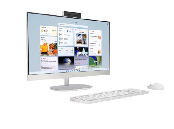 HP 27-cr1027in All-in-One Desktop PC / Intel Core Ultra 5 processor / Windows 11 Home / 68.6 cm - 27inch diagonal, FHD, IPS display / Intel UHD Graphics / 16 GB DDR5-5600 RAM / 1 TB SSD / BD0A1PA - Image 3