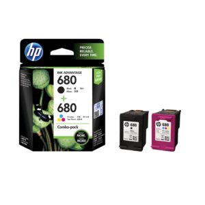 HP 680 2-pack Black/Tri-color Original Ink Advantage Cartridges / X4E78AA