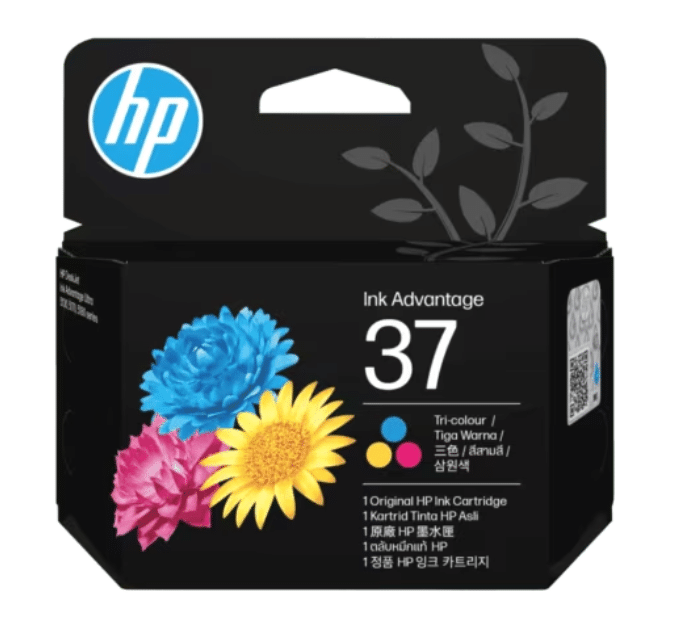 HP 37 Tri-color Original Ink Cartridge 7fp44aa