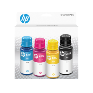 HP GT53 Blk GT52 CMY Ink Bottle 4 Pack 7K3W9AA