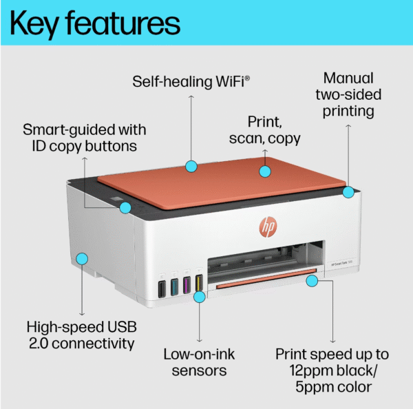 HP Smart Tank 589 All-in-One Printer / 4A8D9A - Image 9