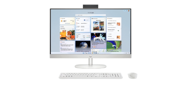 HP All-in-One Desktop PC 27-cr1078in / intel Core Ultra 7 processor / Windows 11 Home Single Language / 27inch diagonal FHD Antiglare IPS display / Intel UMA graphics / 32 GB DDR5 RAM / 1 TB SSD / BC9Z9PA