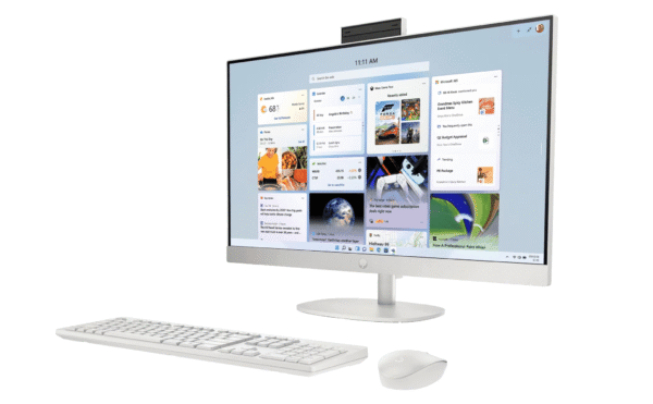 HP All-in-One Desktop PC 27-cr1078in / intel Core Ultra 7 processor / Windows 11 Home Single Language / 27inch diagonal FHD Antiglare IPS display / Intel UMA graphics / 32 GB DDR5 RAM / 1 TB SSD / BC9Z9PA - Image 3