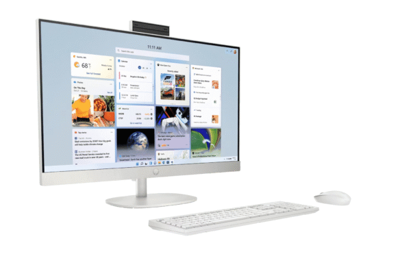 HP All-in-One Desktop PC 27-cr1078in / intel Core Ultra 7 processor / Windows 11 Home Single Language / 27inch diagonal FHD Antiglare IPS display / Intel UMA graphics / 32 GB DDR5 RAM / 1 TB SSD / BC9Z9PA - Image 2