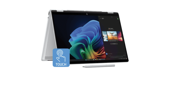 HP OmniBook X Flip 14-fm0058TU Next Gen AI PC / Silver / Intel Core Ultra 5 processor / Windows 11 Home Single Language / 14inch diagonal 3K OLED, UWVA touch display / Intel Arc Graphics / 16 GB LPDDR5x-8533 RAM / 512 GB SSD / BH7C0PA