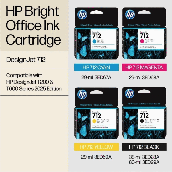 HP DesignJet T650 36 (91.4 cm) Large Format A0 Plotter Printer / 5HB10D - Image 9