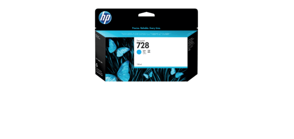 HP 728 130-ml Cyan DesignJet Ink Cartridge / F9J67A