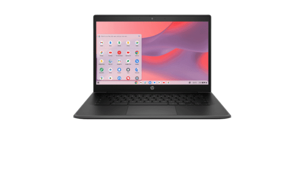 HP Fortis G10 Chromebook / Black / Intel Pentium Silver processor / ChromeOS / 14inch diagonal, HD display / Intel UHD Graphics / 8 GB LPDDR4x RAM / 64 GB eMMC Hard drive / 7D5X9PC