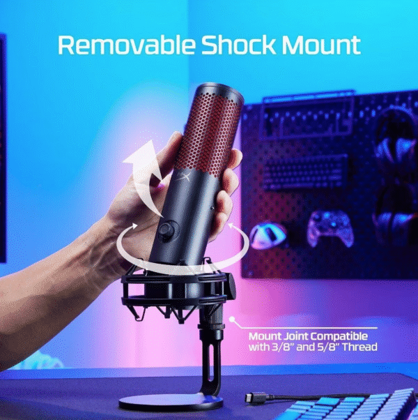 HyperX QuadCast 2 - USB Microphone (Black) / 872V1AA - Image 13