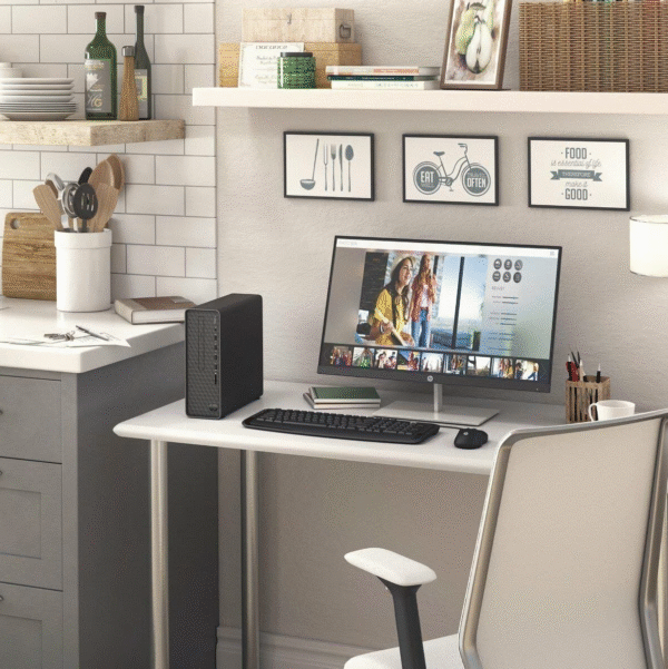 HP Slim Desktop S01-pF3077in PC / 13th Generation Intel Core i3 processor / 512 GB SSD Hard Drive / Windows 11 Home / 8 GB DDR4 RAM / Intel UHD Graphics 730 / B6QA8PA - Image 5