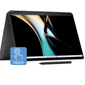 HP Spectre x360 35.6 cm (14) 2-in-1 Laptop 14-eu0670TU, Black / Intel Core Ultra 7 processor / Windows 11 Home / 35.6 cm (14) diagonal 2.8K OLED 400 nits VRR 48-120Hz touch display / Intel Arc Graphics / 32 GB LPDDR5x RAM / 1 TB SSD / AE0C4PA