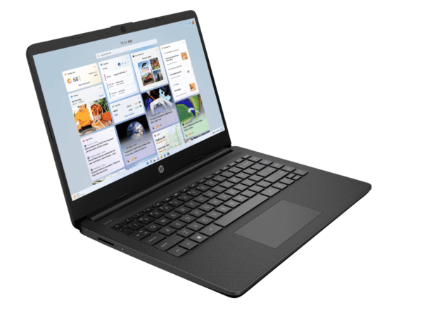 HP 14s-dq3141TU Laptop / Black / Intel Celeron processor / Windows 11 Home Single Language / 35.6 cm (14) diagonal, HD display / Intel UHD Graphics / 8 GB DDR4 Ram / 512 GB SSD / B9NQ0PA - Image 2