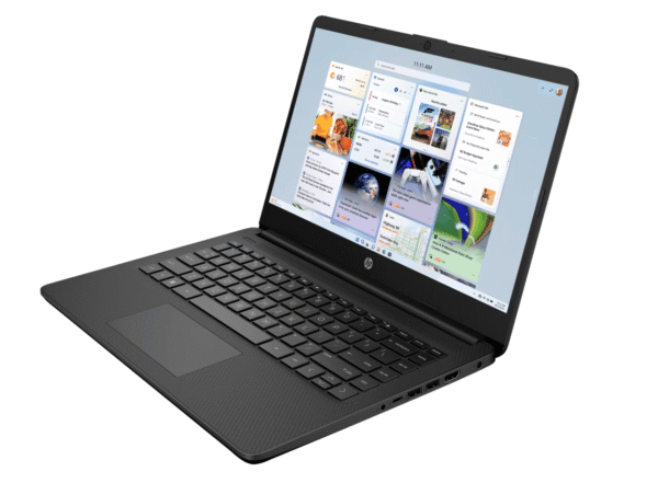 HP 14s-dq3141TU Laptop / Black / Intel Celeron processor / Windows 11 Home Single Language / 35.6 cm (14) diagonal, HD display / Intel UHD Graphics / 8 GB DDR4 Ram / 512 GB SSD / B9NQ0PA - Image 3