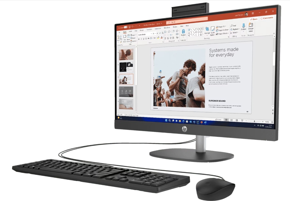 HP ProOne 240 G10 60.5 cm (23.8) All-in-One Desktop PC - Image 3