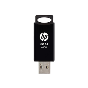 HP 712W 64GB USB 3.2 Flash Drive-Black